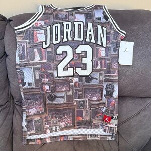 Jordan Multicolor Graphic Basketball Jersey